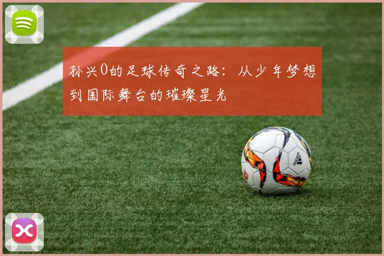 孙兴O的足球传奇之路：从少年梦想到国际舞台的璀璨星光